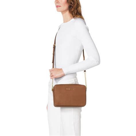 jet set large saffiano michael kors|mk jet set saffiano crossbody.